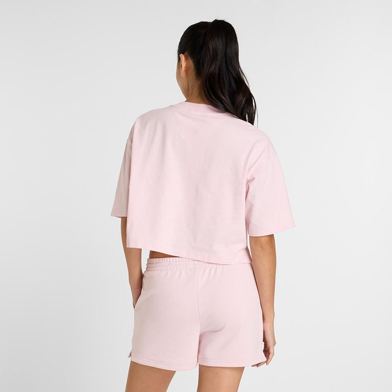 Logo Oversized Jersey T-Shirt Pink