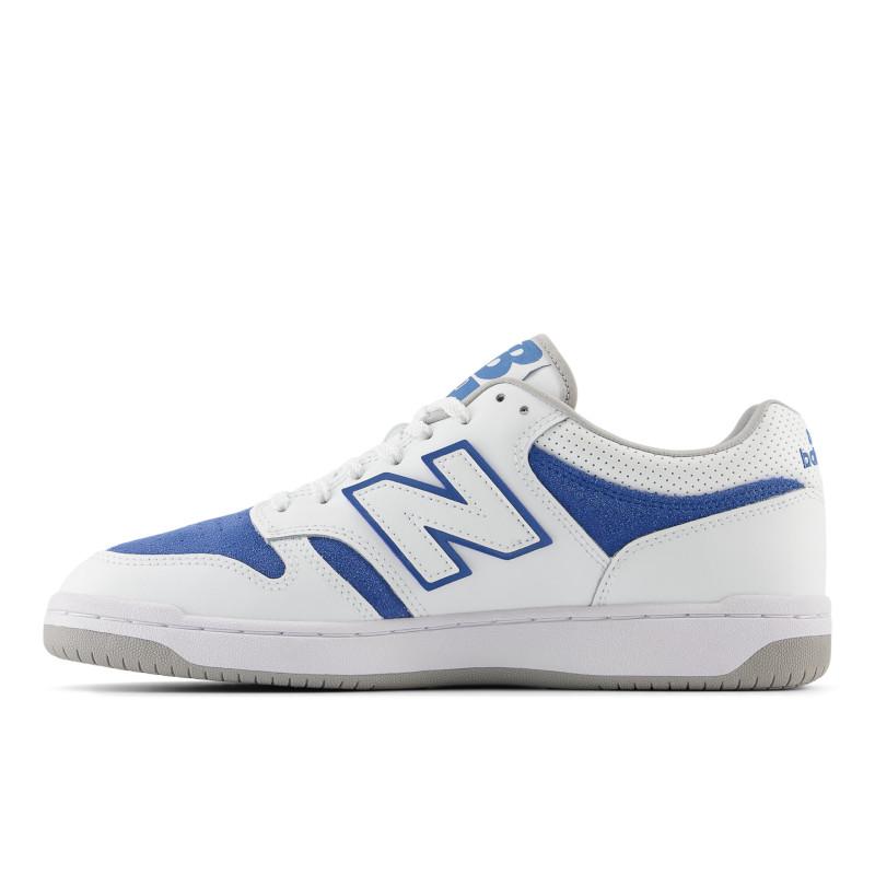 New Balance 480 blanco con azul rey
