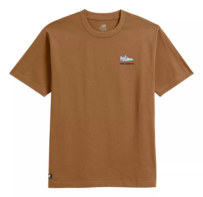 Camiseta New Balance Qt 550 Bordada Caramelo para Hombre