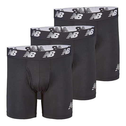 Mens Premium 6 Inch Boxer Brief with Fly 3 Pack