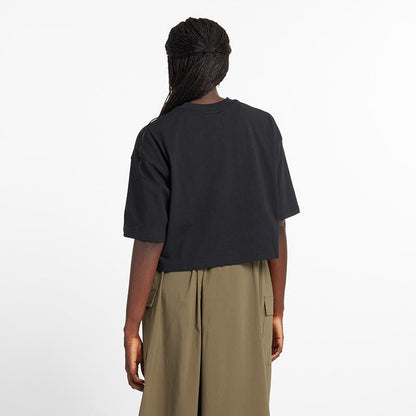 Logo Oversized Jersey T-Shirt Black