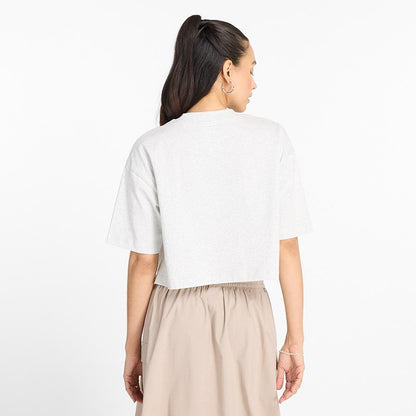 Logo Oversized Jersey T-Shirt White