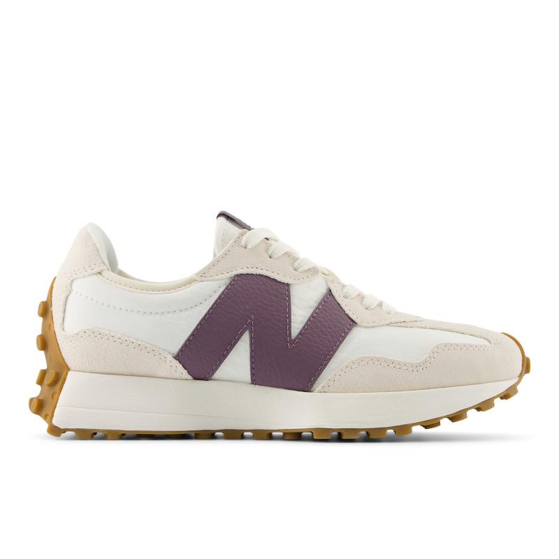 New Balance 327 Beige y purpura (Women's)