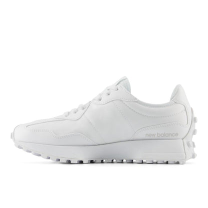 New Balance 327 total white de cuero