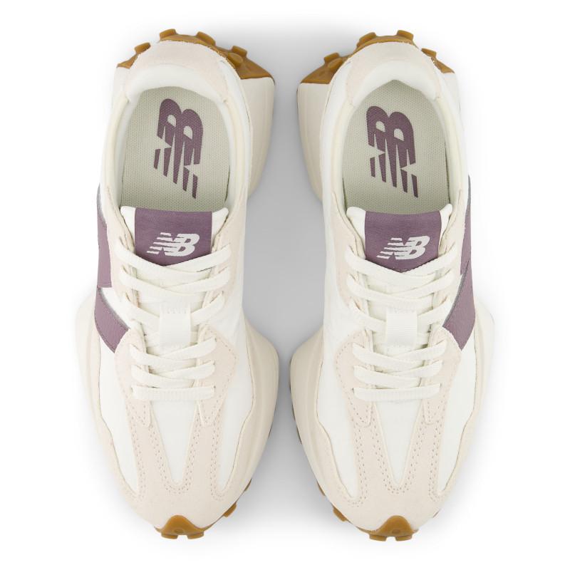 New Balance 327 Beige y purpura (Women's)