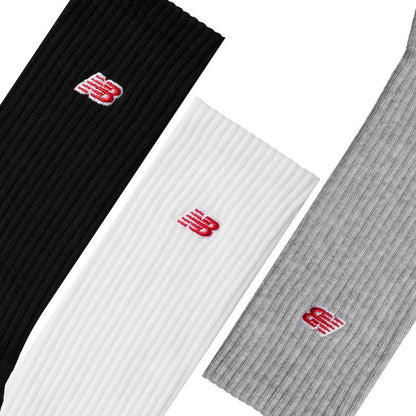 3 Pack calcetines Patch Logo Crew
