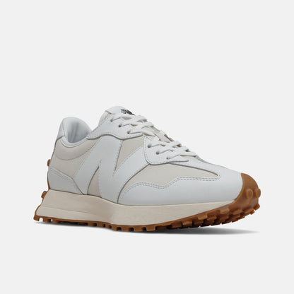 New Balance 327 Cuero Blanco