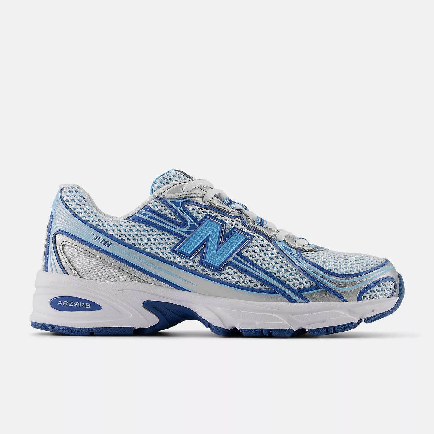 Calzado Deportivo New Balance 740 Azul y Blanco